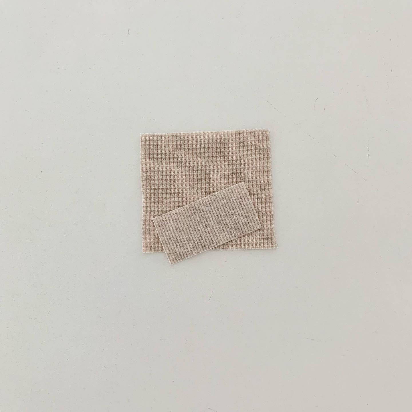 [Fabric] 와플원단 (배색시보리 있음)